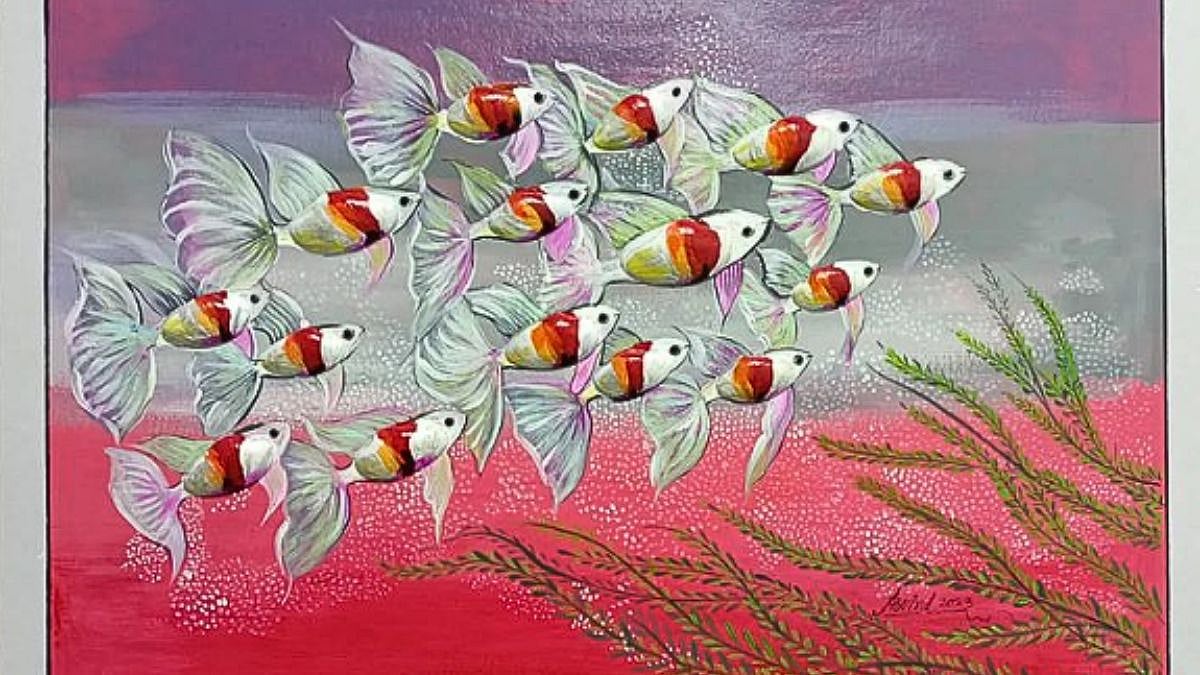 Arvind Chavan's Shell painting